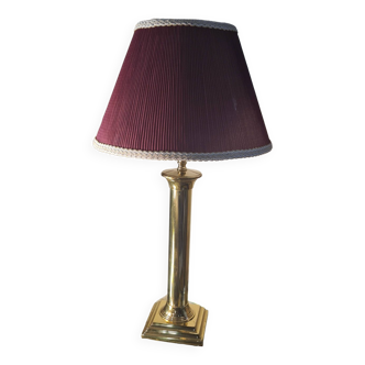 Lampe laiton 1970  classic legere trace d usure  55x30 electricité ok