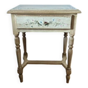 Console en bois exotique - tiroir