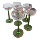 Lot de 6 verres à pied vin blanc d'Alsace