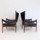 Ensemble de 2 fauteuils en cuir Modus pour Søren Willadsen, Kristian Vedel