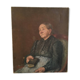 1912 "Grandma nova" oil portrait