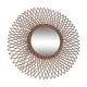 Rattan mirror 69x69cm
