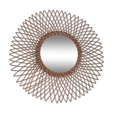 Rattan mirror 69x69cm