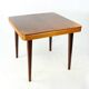 Extendable Square Dining Table In Walnut By Jitona, Czechoslovakia 1968
