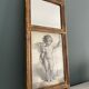 Old trumeau to lay or hang 57x27cm