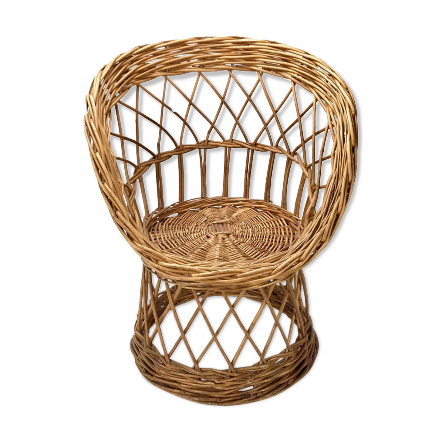 Children's wicker chair