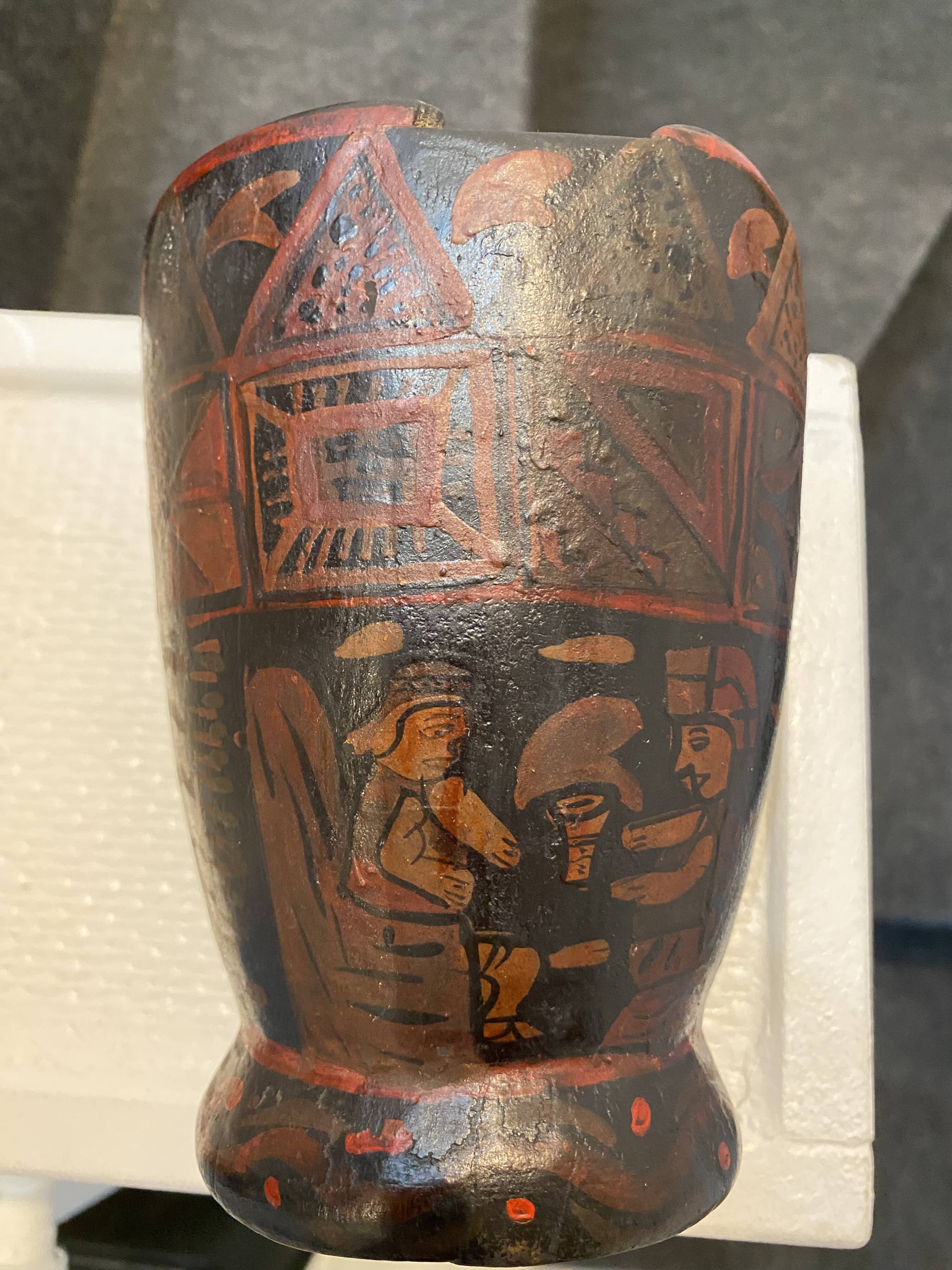 Authentic Kero vase from the colonial era.