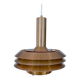 Mid-century modern Danish copper pendant light, 1970s