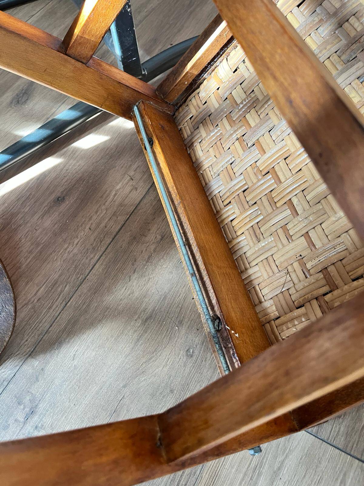 Set of 4 mismatched chairs