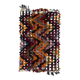 Vintage Turkish Kilim Rug with Wool Pom Poms, Floor Cover and Wall Hanging