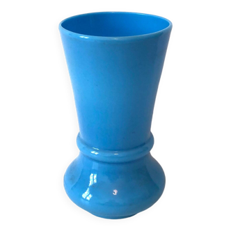 Vase Bleu Opaline