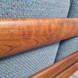 3-seater teak Scandinavian sofa by Juul Kristensen, Denmark 1970s