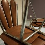 4 vintage Tubmenager petal chairs