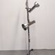 Three-spot floor lamp in chrome metal by Philips, Netherlands circa 1970.