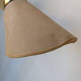 Bamboo and brass floor lamp