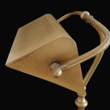 Vintage brass bankers desk lamp library light