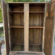 Art Deco solid wood wardrobe