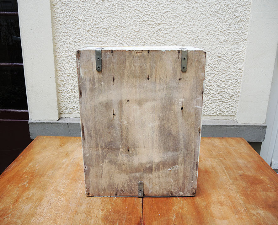 Old medicine cabinet with mirror