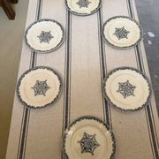 Flat plates Jules Vieillard Bordeaux in ironstone