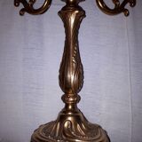 3-pointed Chandelier lamp style Louis XV bronze