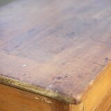 Low wooden sideboard, chest, storage unit, interior decoration Measurement: Length 140 cm. Height