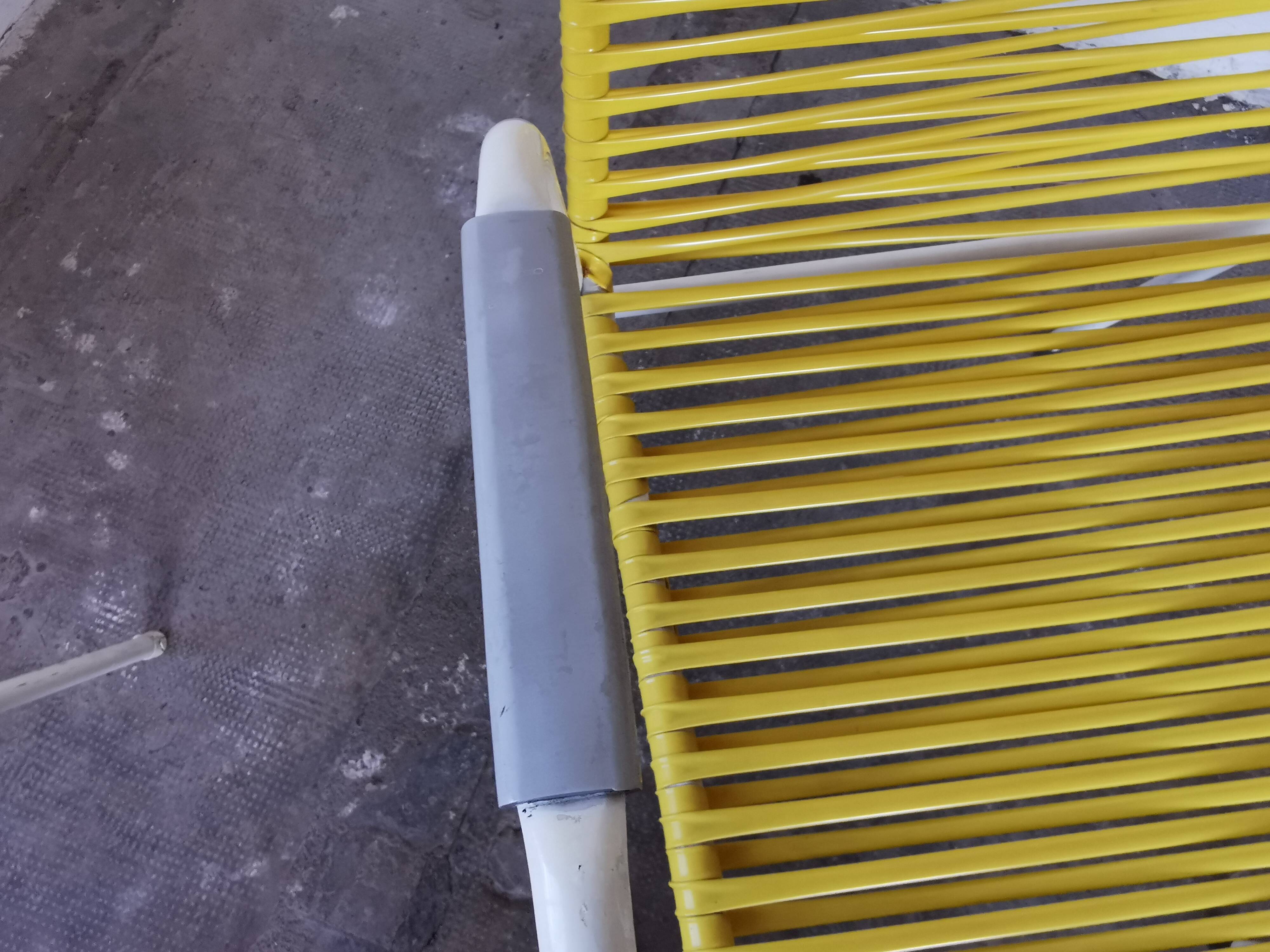 Set of 4 garden armchairs