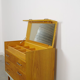 Vintage jewelry cabinet with mirror