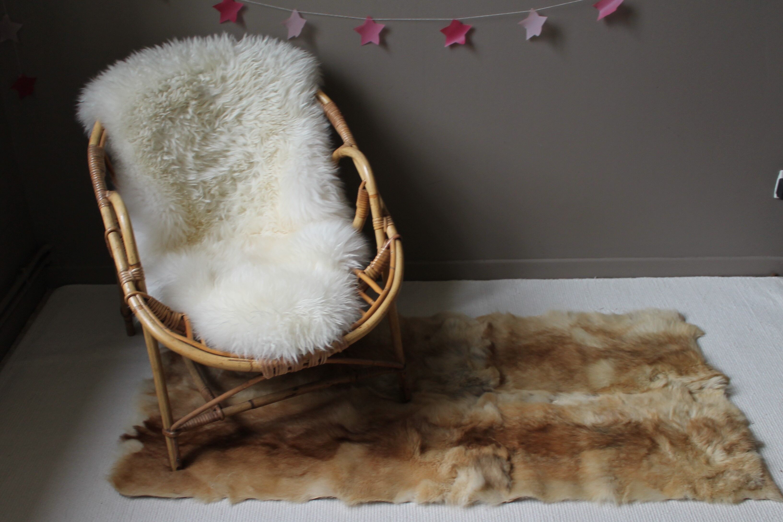 Vintage goat skin 140x70cm