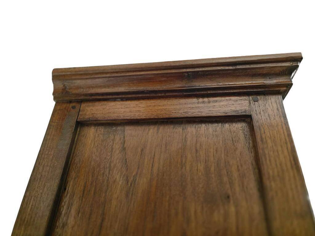 Armoire, vaisselier vitré vintage en bois