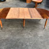 Louis Philippe shuttered dining table - 3 extensions