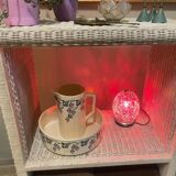 Vintage white wicker furniture