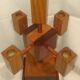 Wooden bougeoir, Scandinavian style