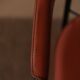 Vintage leather dining chair Arrben Italy, 1980s