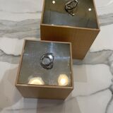 Cristophle wooden box and silverware