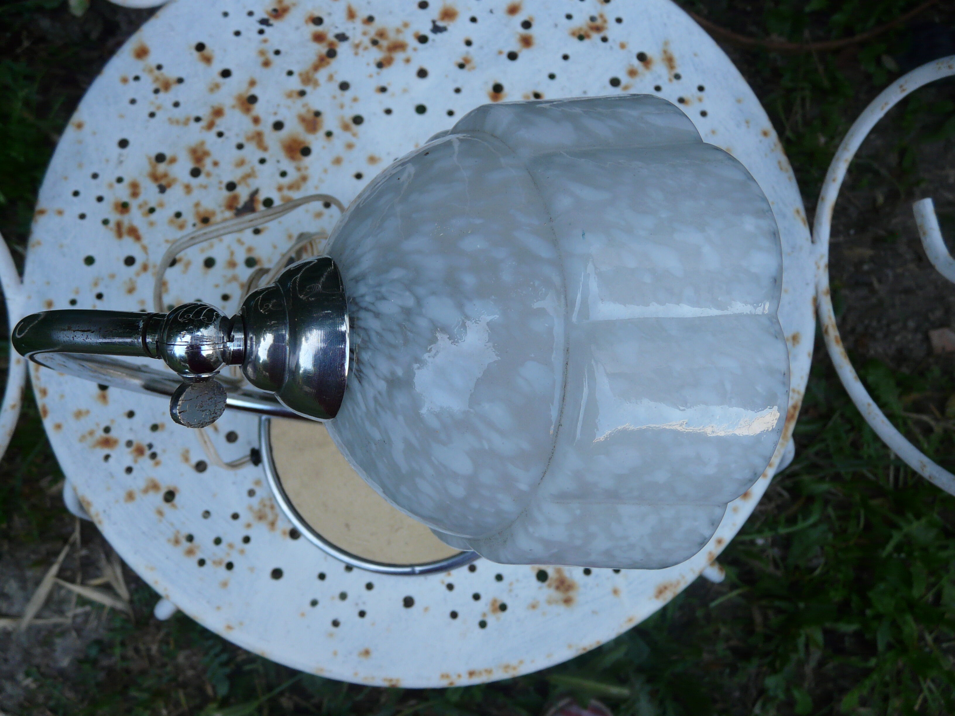 Art Deco Bauhaus table lamp, 1950s