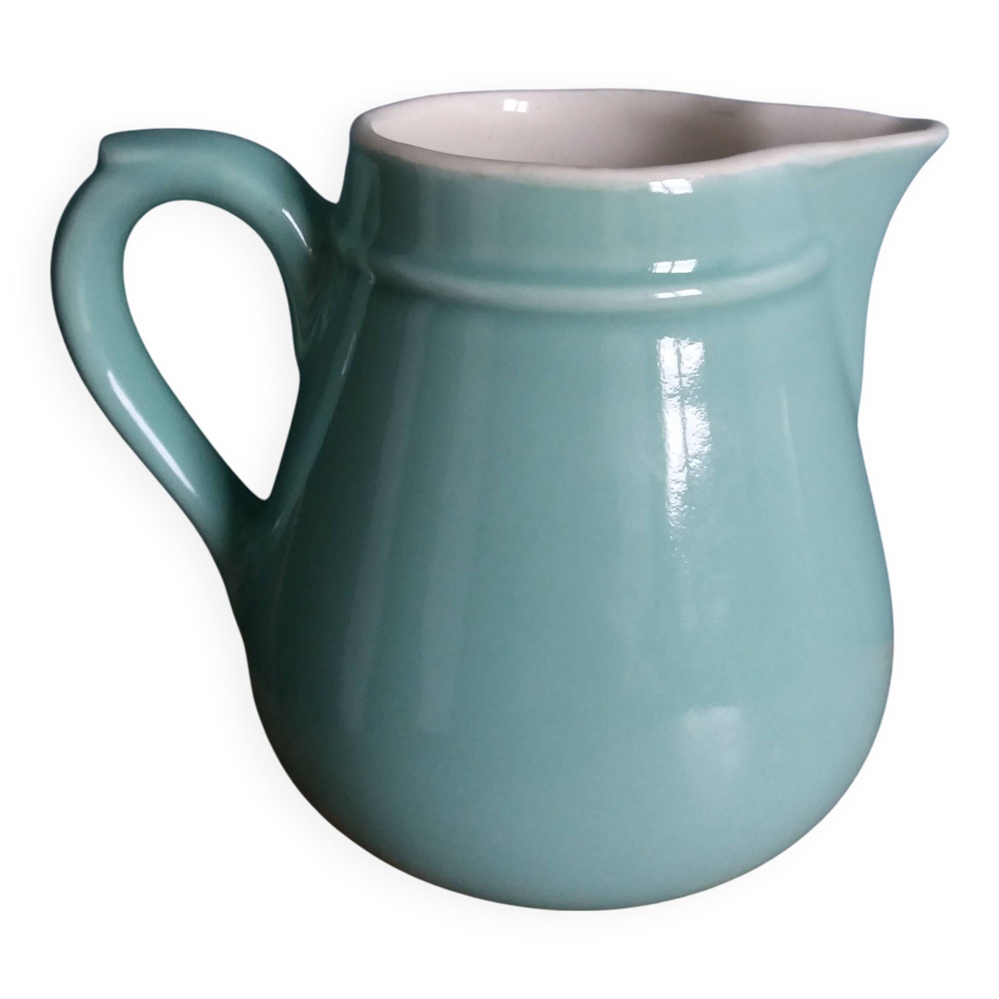 Saint Uze stoneware pitcher stamped Revol