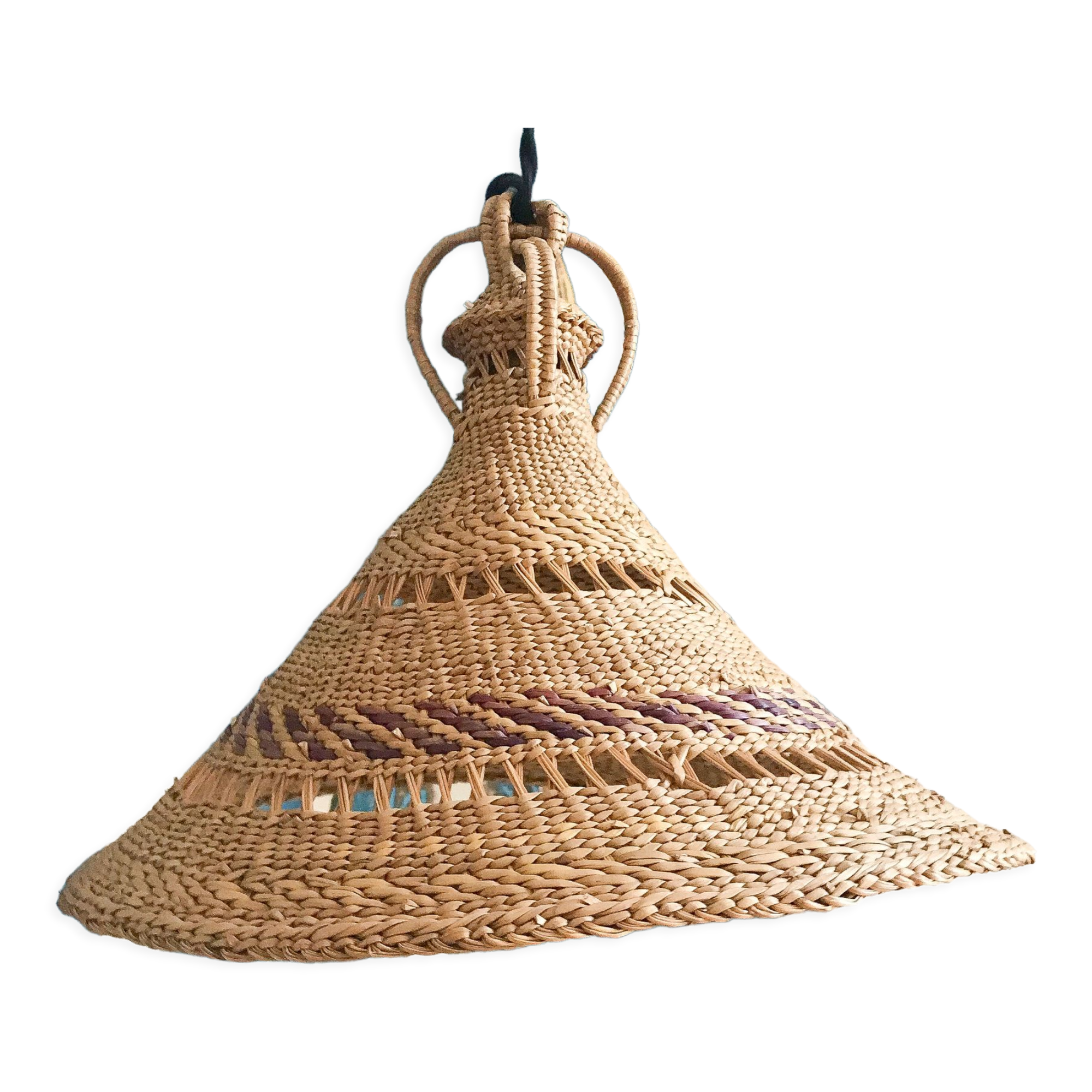 Wicker hat suspension