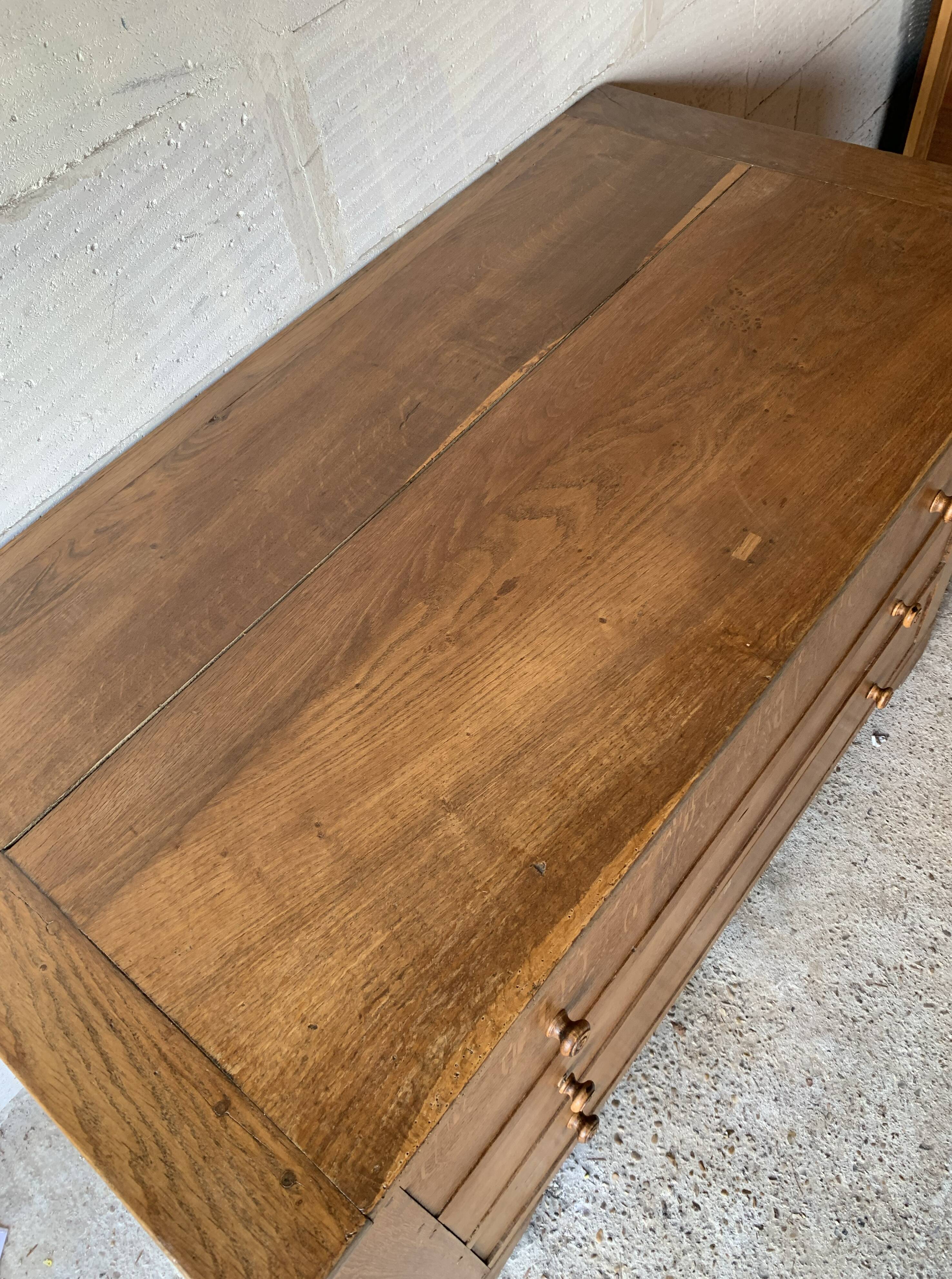 Chest of drawers, solid wood chest of drawers, 1950s