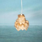 Vintage Scandinavian pendant from the 1960s, Japandi pendant.