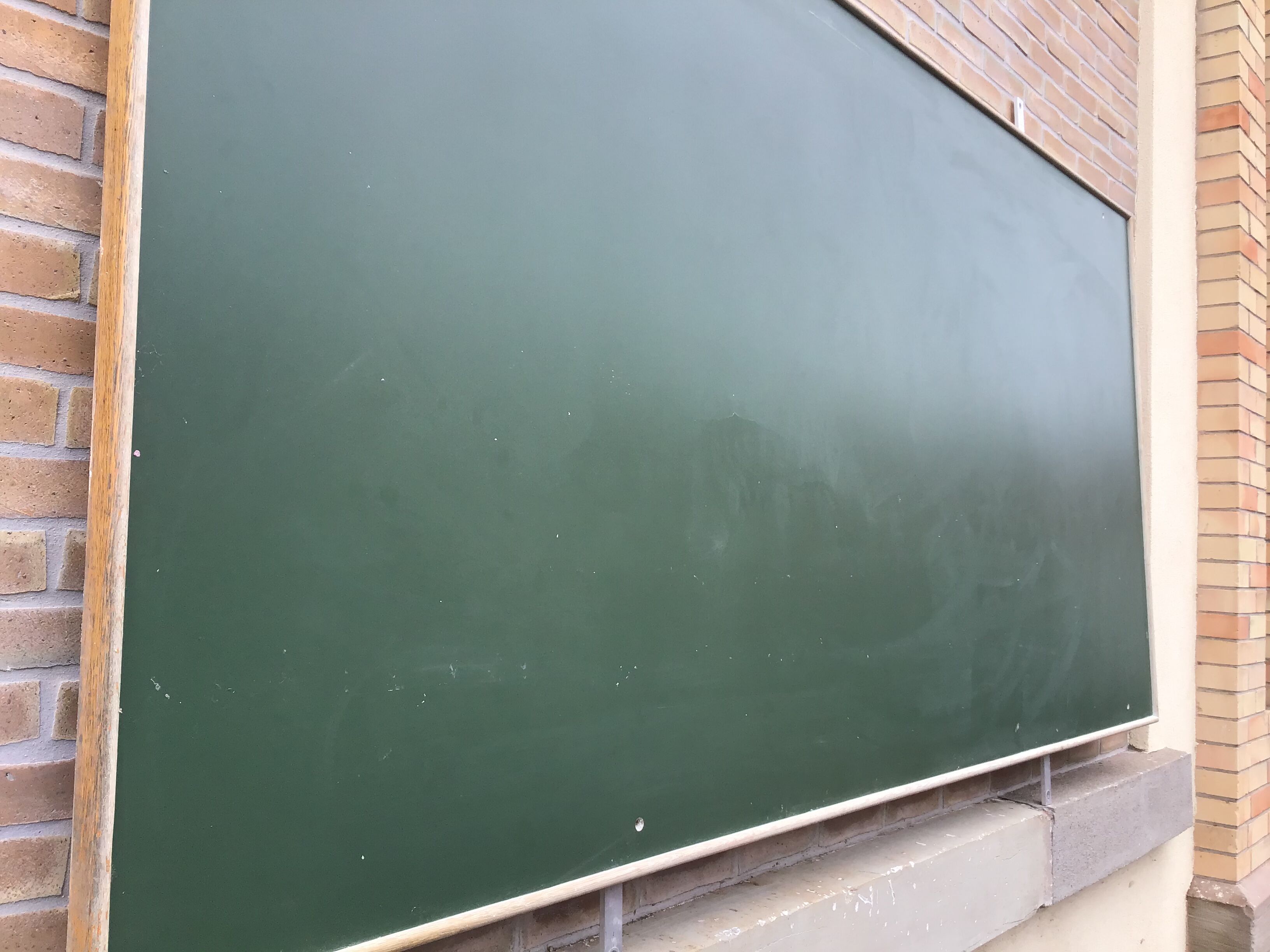 Vintage school mural