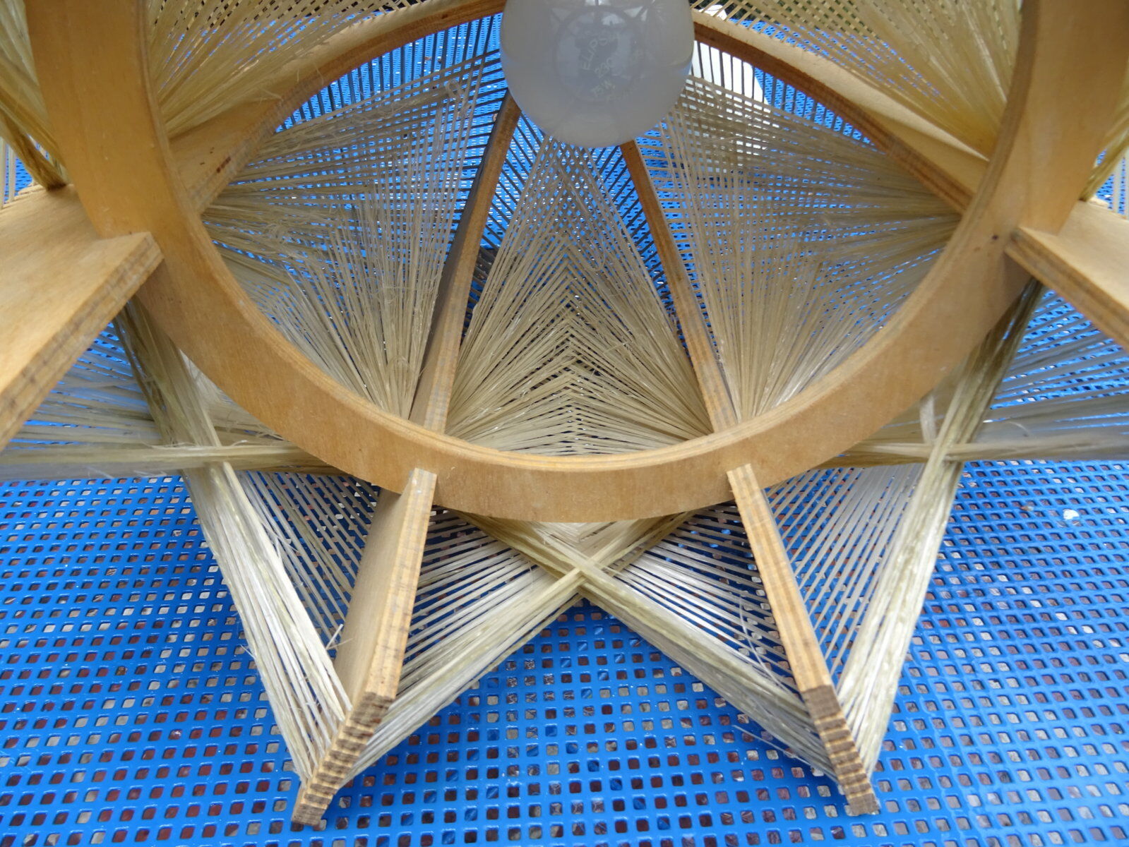 60s wire and wood hanging