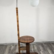 Art Deco Floor Lamp in Wood