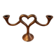 Copper heart chandelier