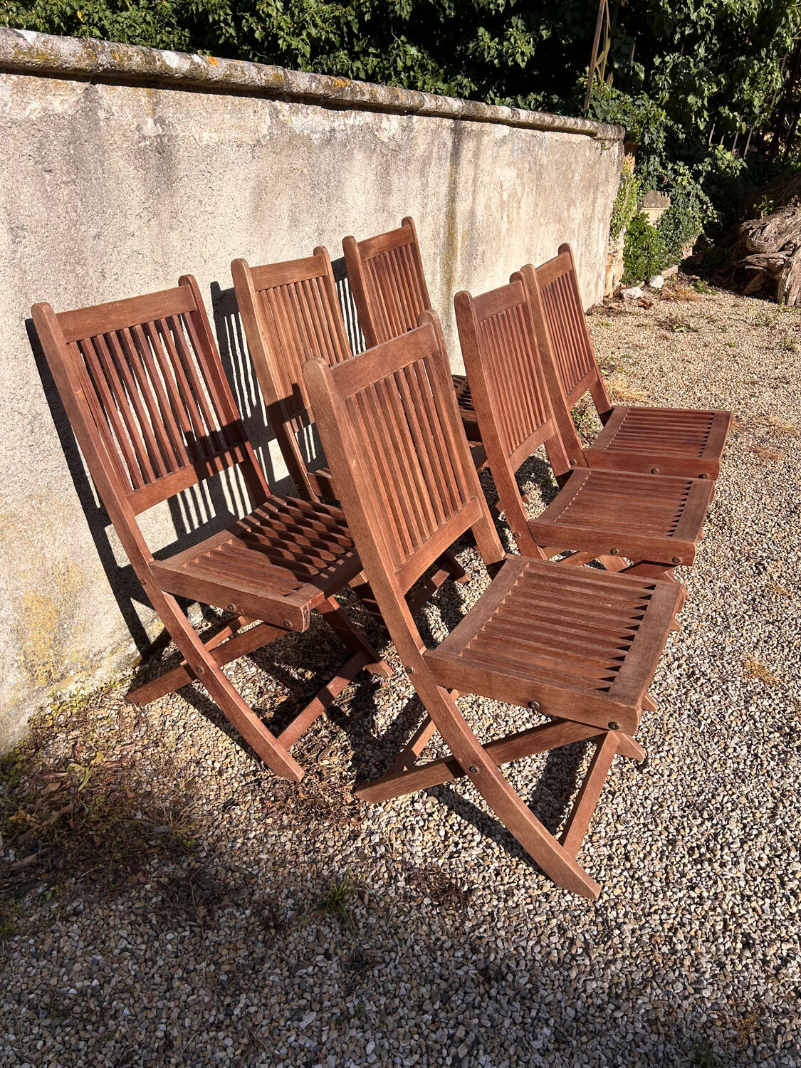 Teak chairs