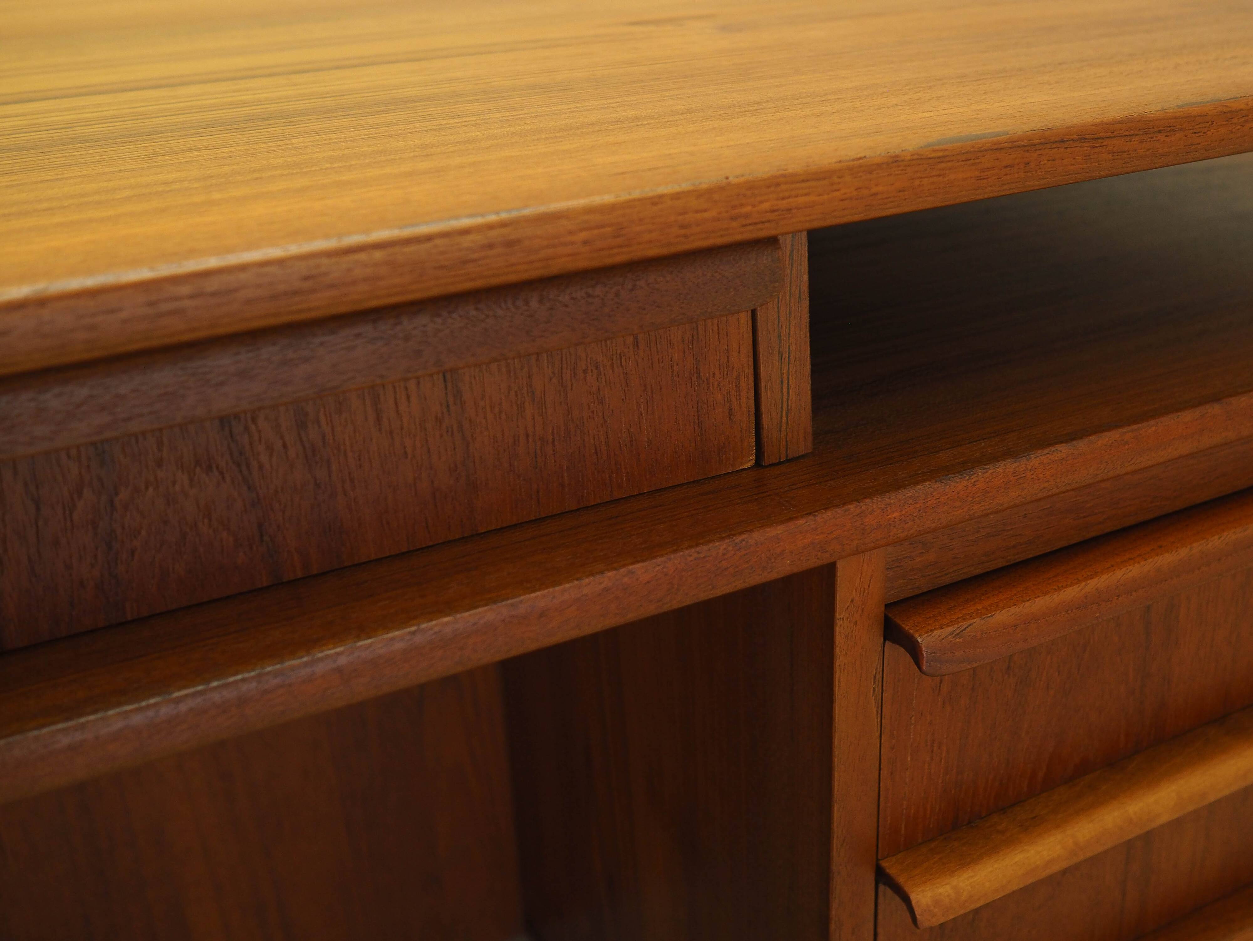Teak desk, Danish design, 1970s, manufactured in Denmark