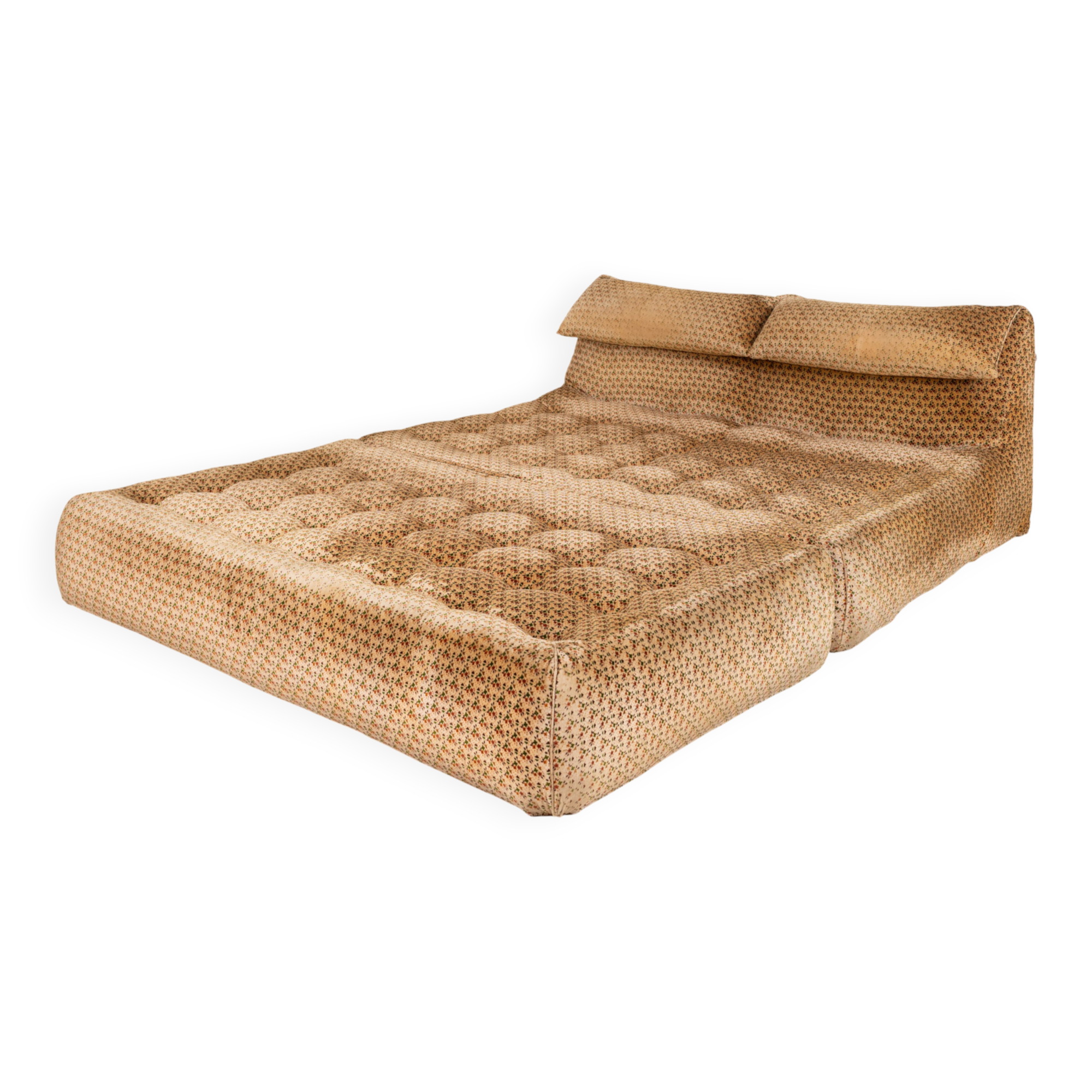 Vintage Bamboletto Daybed by Mario Bellini for B&B Italia, 1975 — Signed, Original Upholstery