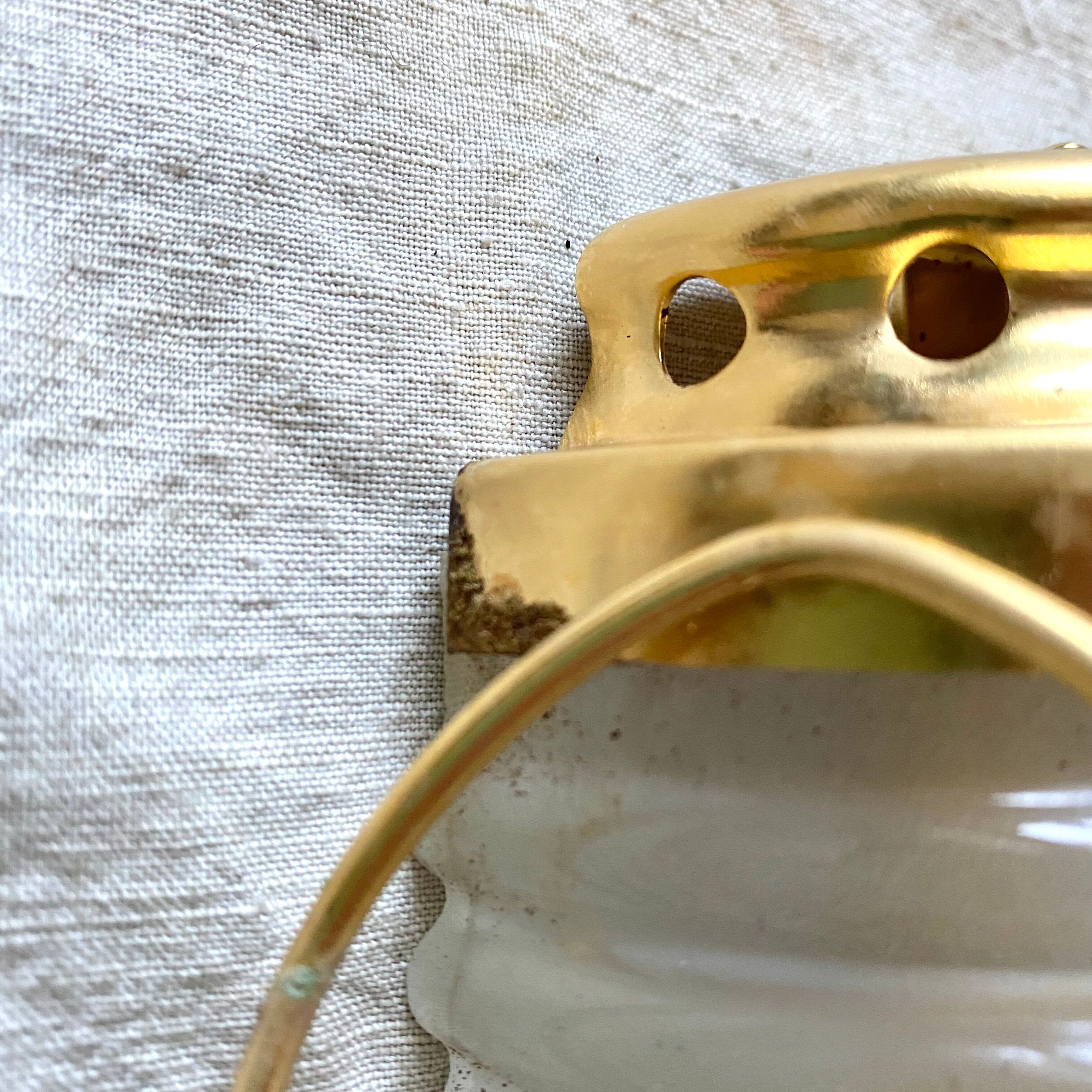 Vintage marine wall lamps