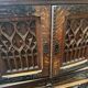 Gothic Buffet Cabinet in Carved Oak, 19th Century