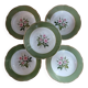 5 assiettes creuses anciennes Lunéville K&G 