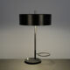 Lampe Arlus noire circa 1950